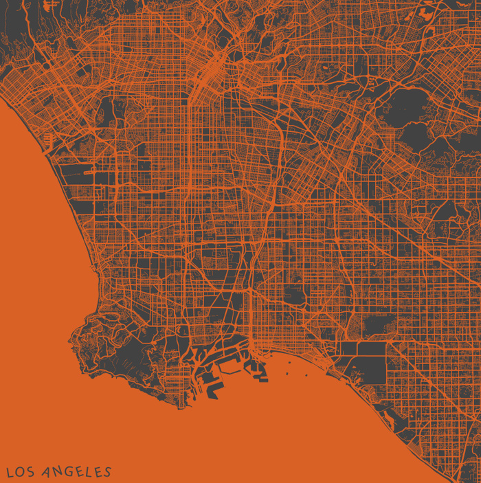 Los Angeles Map by Map Map Maps